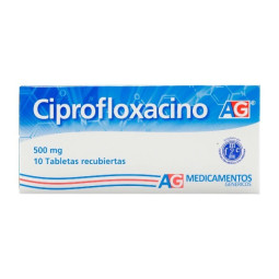 CIPROFLOXACINA 500 MG 10 TABLETAS RECUBIERTAS AMERICAN GENERICS