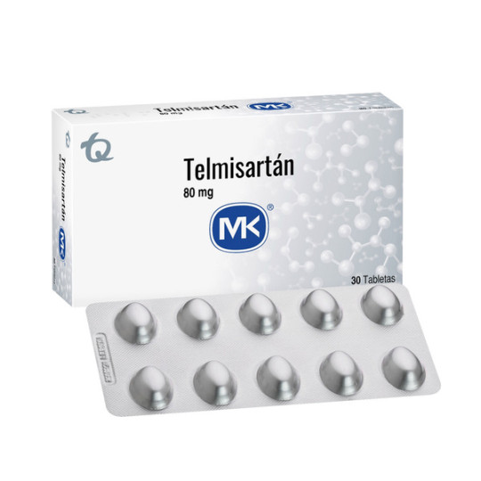 TELMISARTAN 80 MG 30 TABLETAS MK