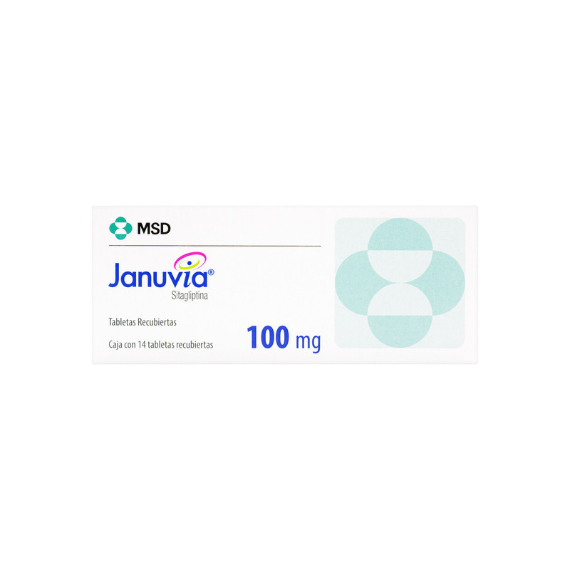 JANUVIA 100MG 14 TABLETAS RECUBIERTAS