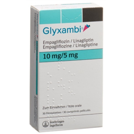 GLYXAMBI 10/5MG 30 TABLETAS RECUBIERTAS