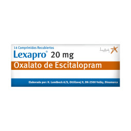 LEXAPRO 20 MG 14 COMPRIMIDOS RECUBIERTOS
