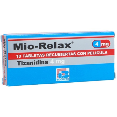MIO RELAX 4 MG 10 TABLETAS RECUBIERTAS