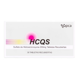HIDROXICLOROQUINA HCQS 200 MG 30 TABLETAS RECUBIERTAS