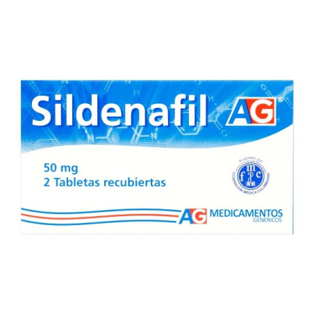 SILDENAFIL 50 MG 2 TABLETAS RECUBIERTAS AMERICAN GENERICS