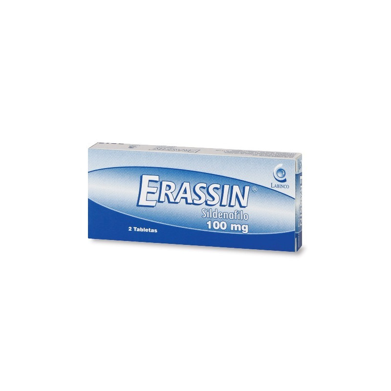 ERASSIN 100 MG 2 TABLETAS RECUBIERTAS