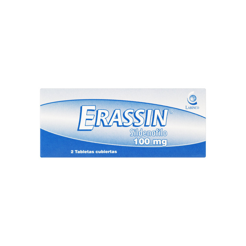 ERASSIN 100 MG 2 TABLETAS RECUBIERTAS