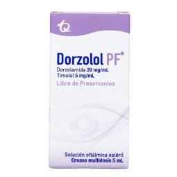 DORZOLOL PF SOLUCION OFTALMICA 5 ML MK
