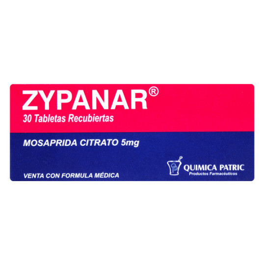ZYPANAR 5 MG 30 TABLETAS RECUBIERTAS