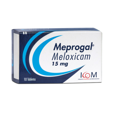MEPROGAL 15 MG 10 TABLETAS