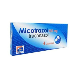 MICOTRAZOL 100 MG 4 CAPSULAS