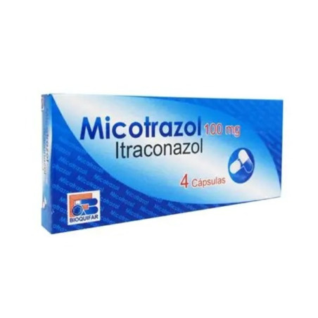 MICOTRAZOL 100 MG 4 CAPSULAS