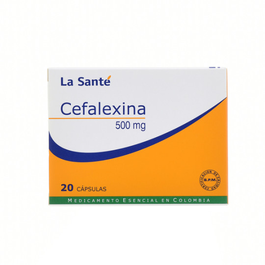 CEFALEXINA 500 MG 20 CAPSULA LA SANTE