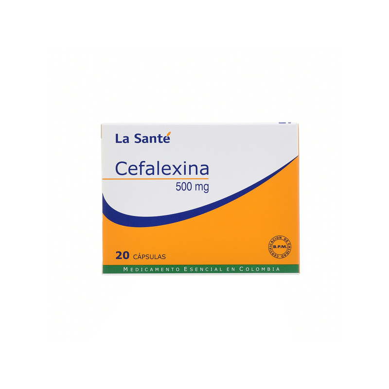 CEFALEXINA 500 MG 20 CAPSULA LA SANTE