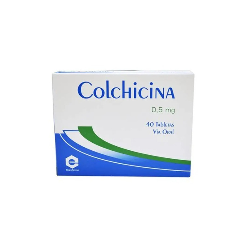 COLCHICINA 0.5 MG 40 TABLETAS EXPOFARMA