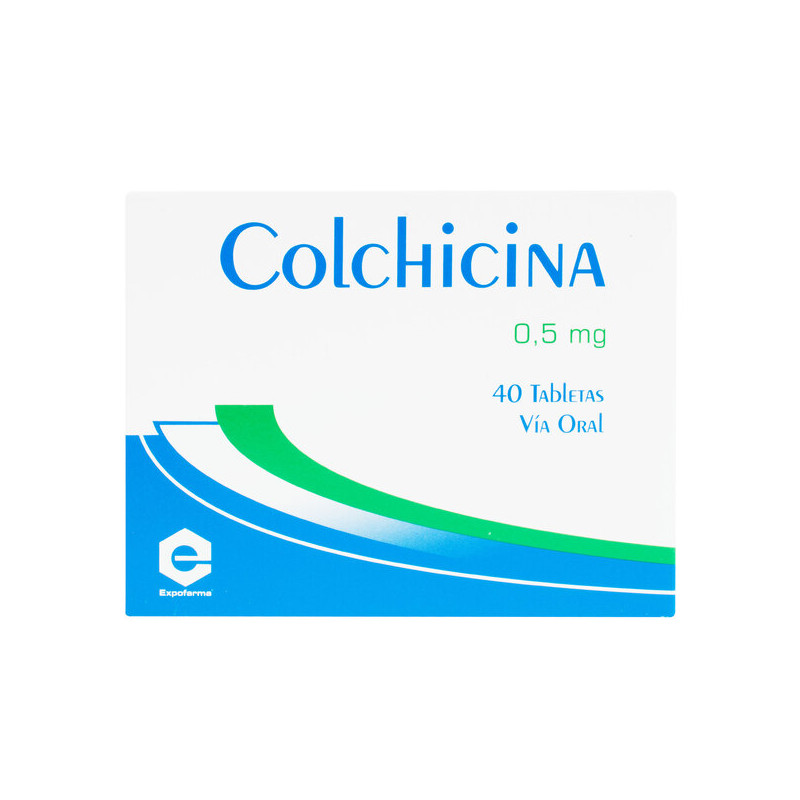 COLCHICINA 0.5 MG 40 TABLETAS EXPOFARMA