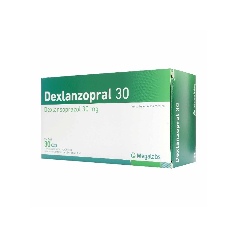 DEXLANZOPRAL 30 MG 30 CAPSULAS