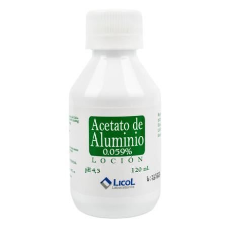 ACETATO DE ALUMINIO 120 ML LICOL