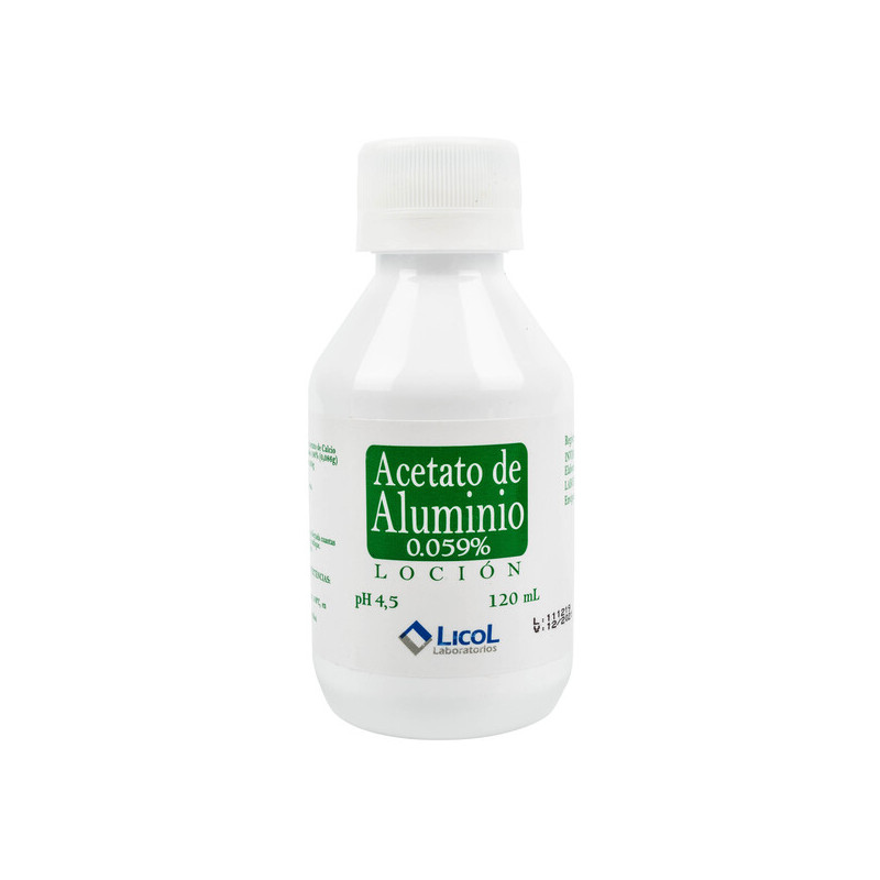 ACETATO DE ALUMINIO 120 ML LICOL