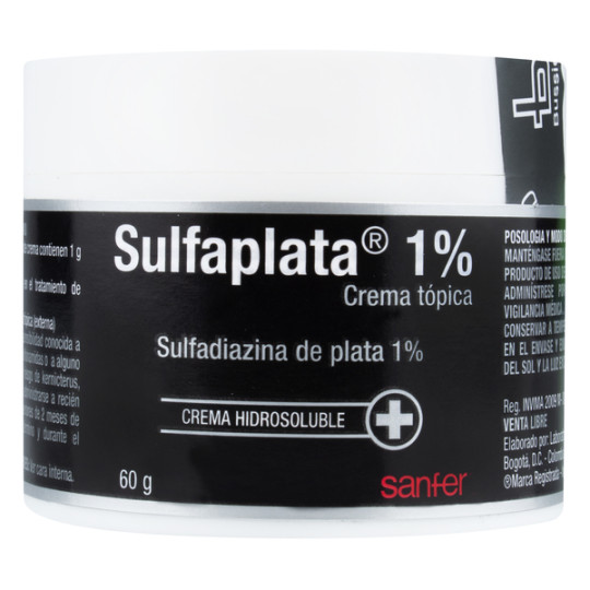 SULFAPLATA CREMA TOPICA 60 G