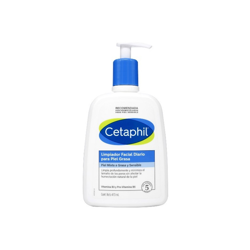 CETAPHIL LIMPIADOR FACIAL PIEL MIXTA A GRASA 473 ML