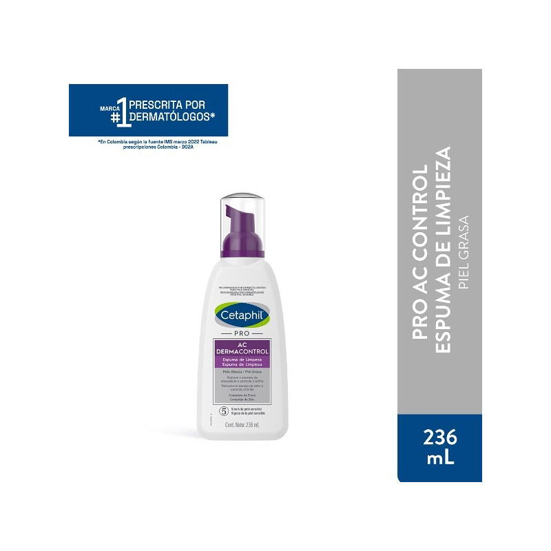 CETAPHIL DERMA CONTROL LIMPIADOR PRO AC CONTROL 236 ML