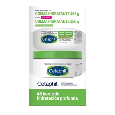 CETAPHIL CREMA HIDRATANTE 453 G + CREMA HIDRATANTE 250 G