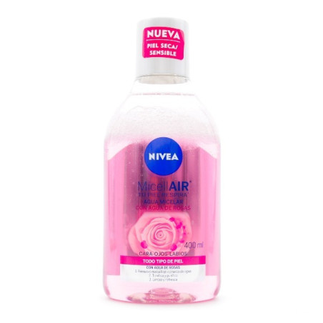 NIVEA AGUA MICELLAIR AGUA DE ROSAS TODO TIPO DE PIEL 400 ML