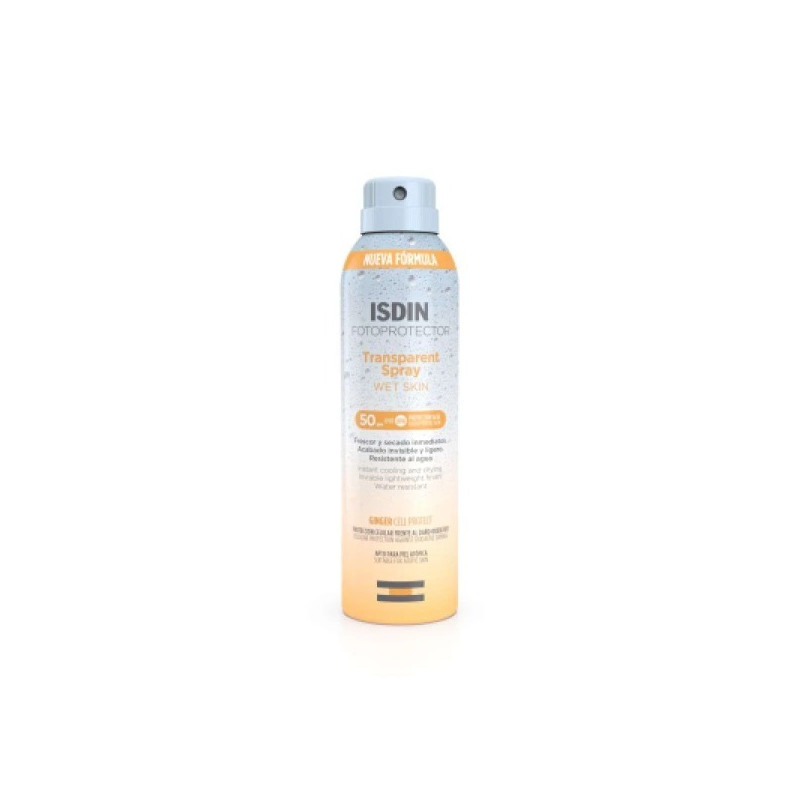 ISDIN FOTOPROTECTOR TRANSPARENT SPRAY WET SKIN SFP 50 250 ML