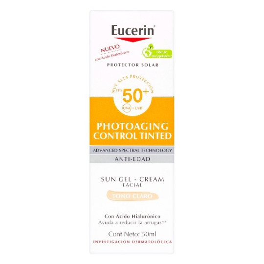 EUCERIN PHOTOAGING CONTROL TINTED TONO CLARO FPS50 50ML