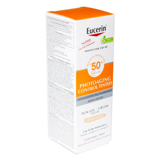 EUCERIN PHOTOAGING CONTROL TINTED TONO CLARO FPS50 50ML