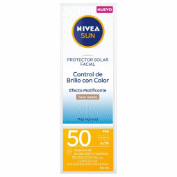 NIVEA SUN CONTROL BRILLO CON COLOR FPS50 50 ML