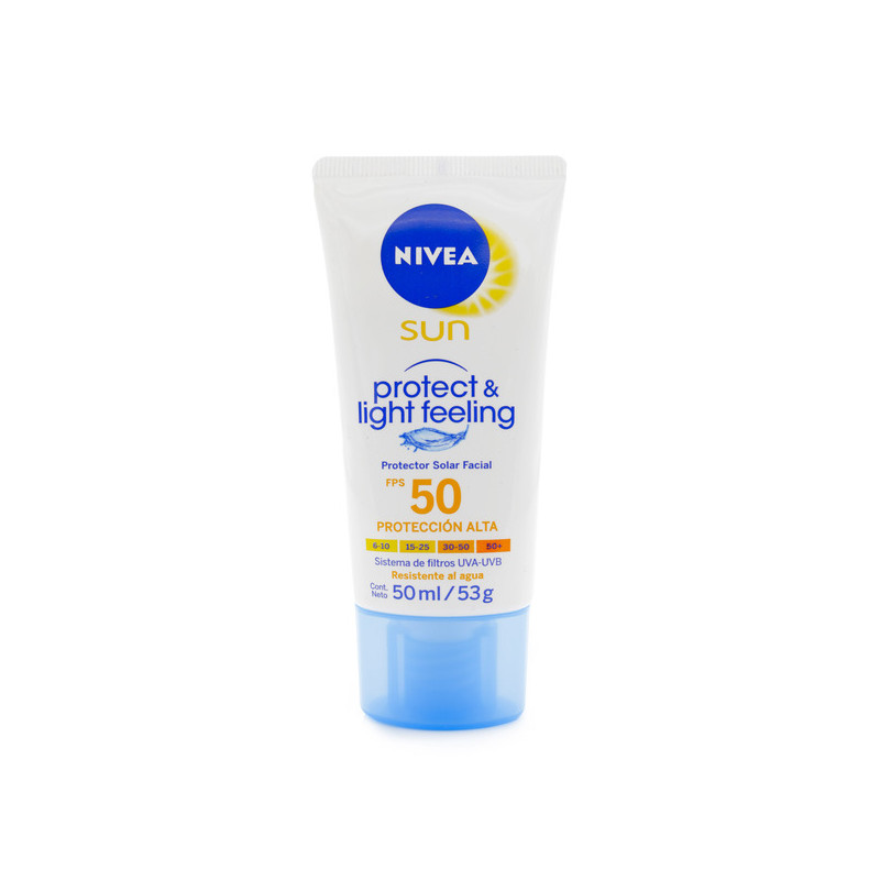 NIVEA SUN PROTRECTOR FACIAL FPS50 LIGHT 50 ML