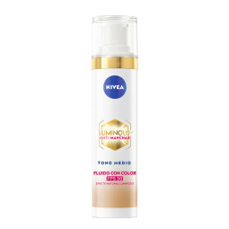 NIVEA LUMINOUS ANTI-MANCHAS FLUIDO CON COLOR FPS30 40 ML