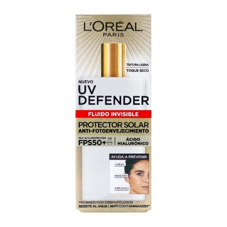 PROTECTOR SOLAR FLUIDO INVISIBLE FPS50 ANTIFOTO-ENVEJECIMIENTO 40 G