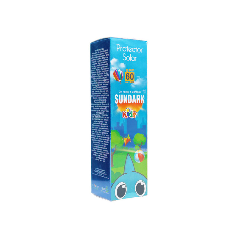 SUNDARK SPF60 KIDS GEL 120 G