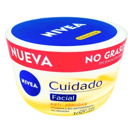 NIVEA CREMA CUIDADO FACIAL ANTIARRUGAS 100 ML