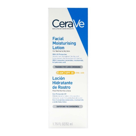 CERAVE LOCION FACIAL HIDRATANTE SPF30 DIA 52 ML