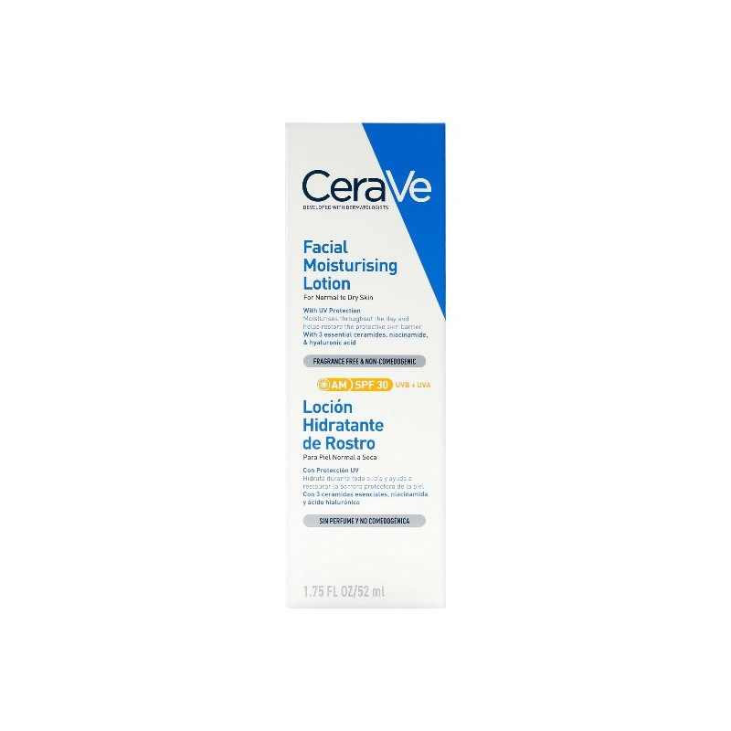 CERAVE LOCION FACIAL HIDRATANTE SPF30 DIA 52 ML
