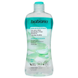 BABARIA AGUA MICELAR BIFASICA ALOE 400 ML