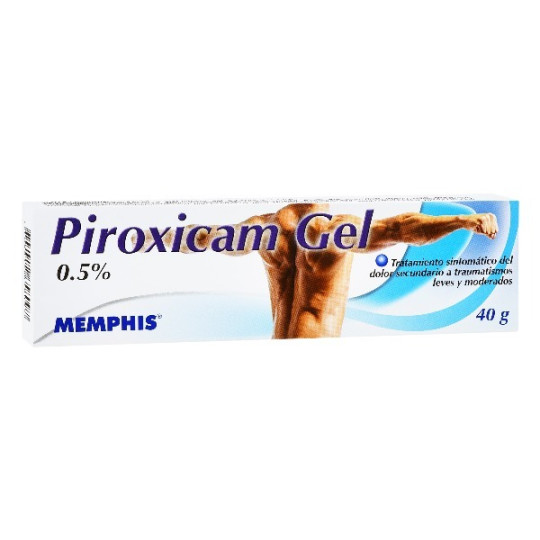PIROXICAM GEL TOPICO 40 G MEMPHIS