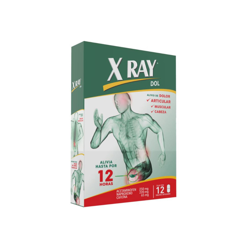 X RAY DOL 12 TABLETAS