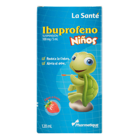 IBUPROFENO SUSPENSION ORAL 100MG/5ML NIÑOS 120 ML LA SANTE