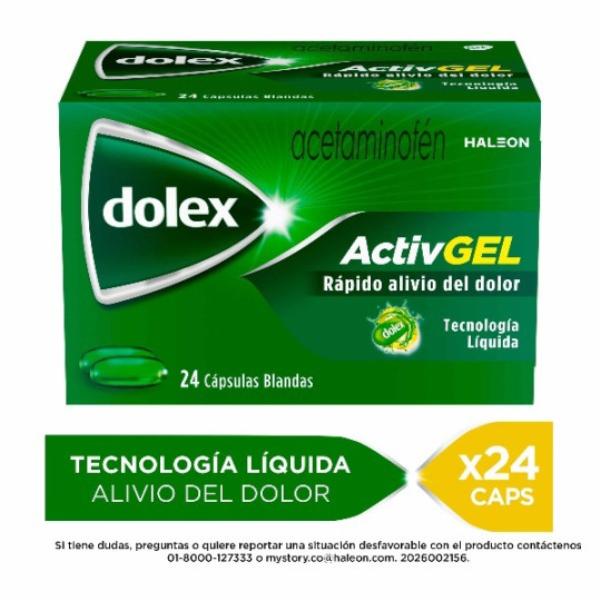 DOLEX ACTIVGEL 24 CAPSULAS BLANDAS