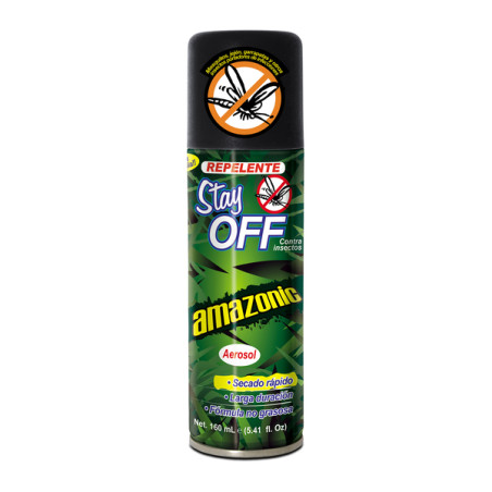 REPELENTE STAY OFF AEROSOL AMAZONIC 160 ML
