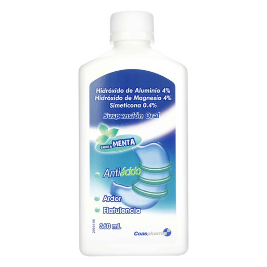 HIDROXIDO ALUMINIO MAGNESIO SIMETICONA 360 ML COASPHARMA