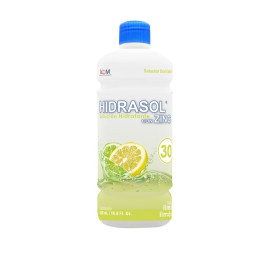 HIDRASOL 30 ZINC LIMA LIMON 500 ML