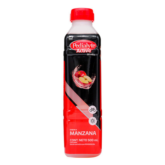 PEDIALYTE 30 ZINC MANZANA 500 ML