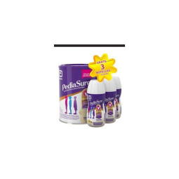 PEDIASURE 10+VAINILLA 850G + 3 PEDIASURE VAINILLA 220ML