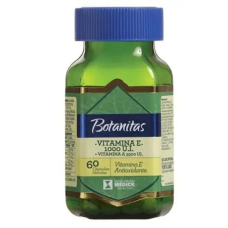 VITAMINA E 1000UI + VITAMINA A 3500UI 60 CAPSULAS BLANDAS MEDICK