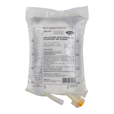 SODIO CLORURO 500 ML QUIBI